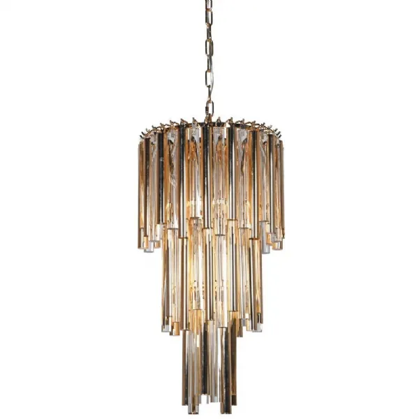 Gold Tiered Chandelier