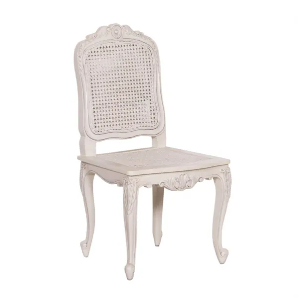 French Chic Rattan Dining Chair