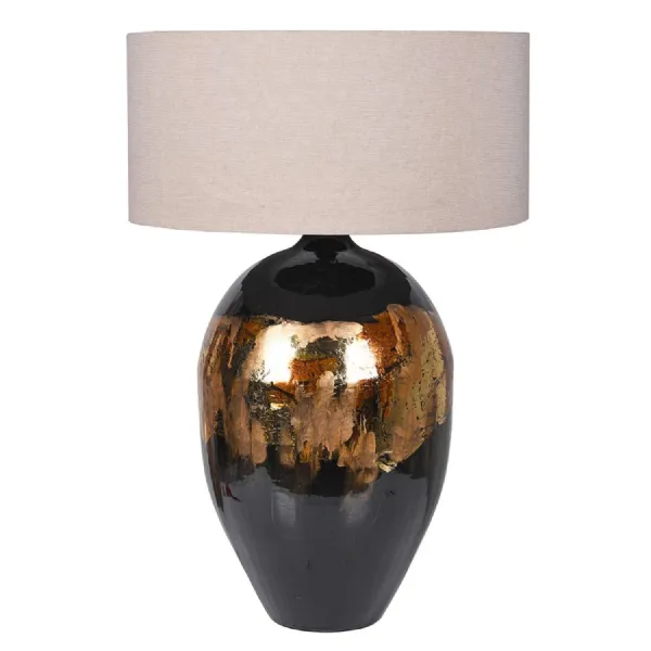 Exuberance Table Lamp with Linen Shade