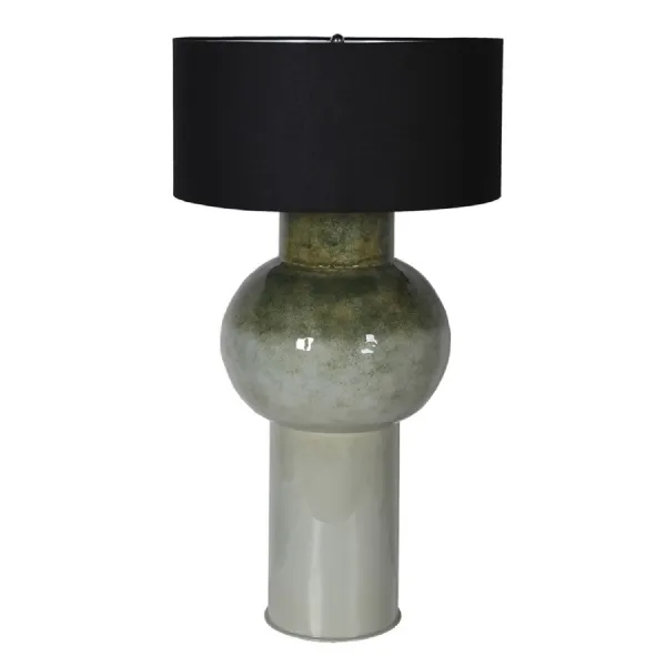 Smeraldo Table Lamp with Linen Shade