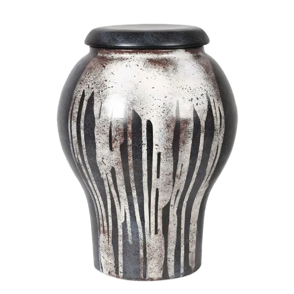 Small Dripping Lidded Vase