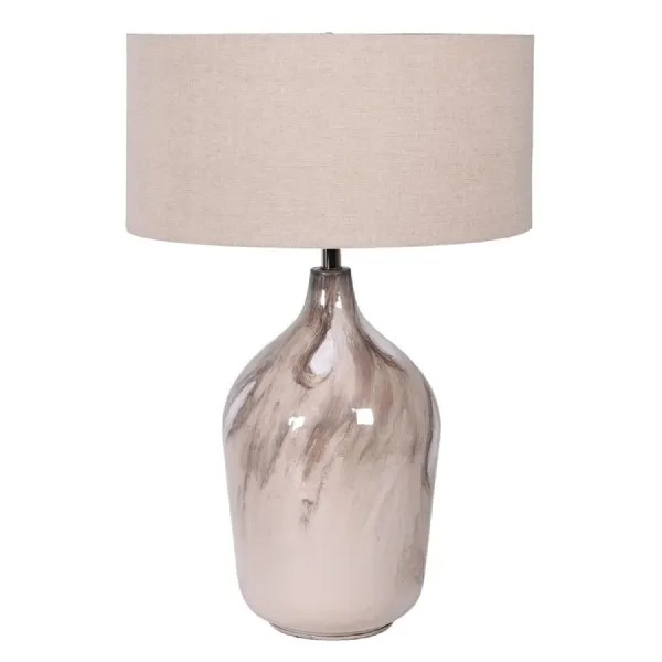 Mystique Table Lamp with Linen Shade