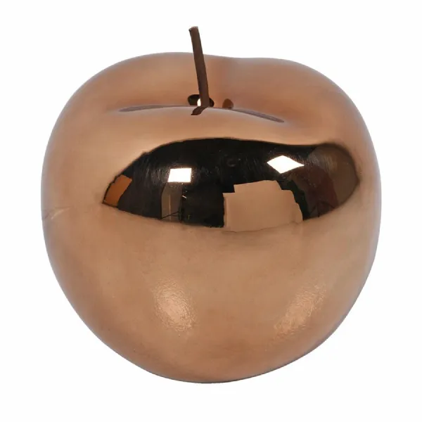 Shiny Golden Apple Deco
