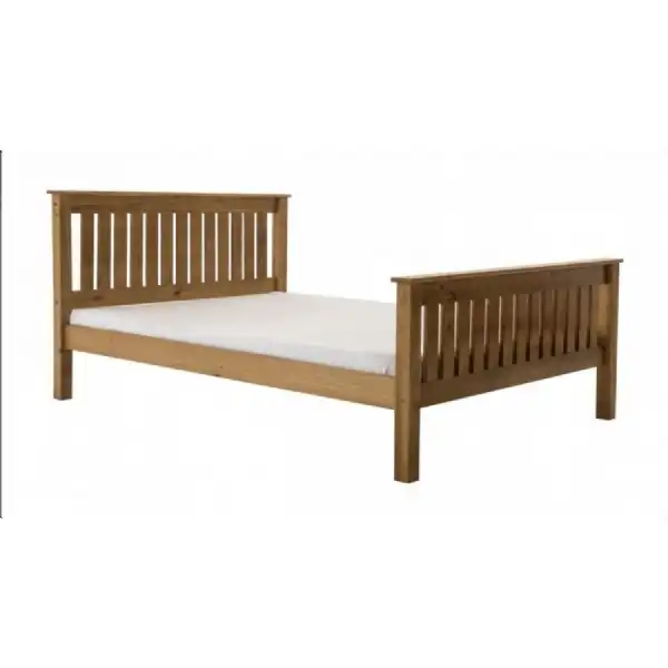Milan High End Waxed Pine Beds