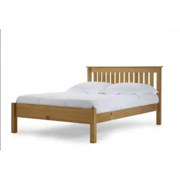 Milan Low End Waxed Pine Beds