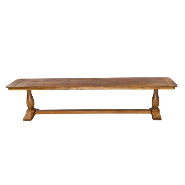 Rustic Solid Mango Wood 2M Dining Bench