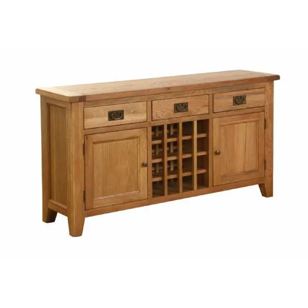 Vancouver Petite 3 Drawer 2 Door Wine Table