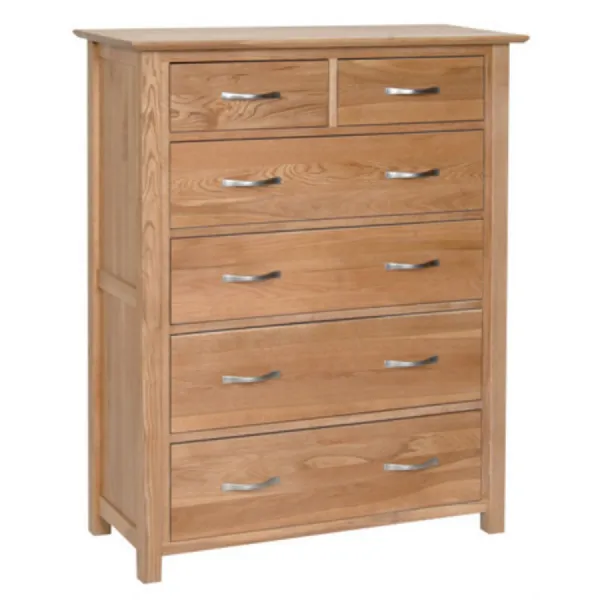White Oak 2 Over 4 Chest of Drawers