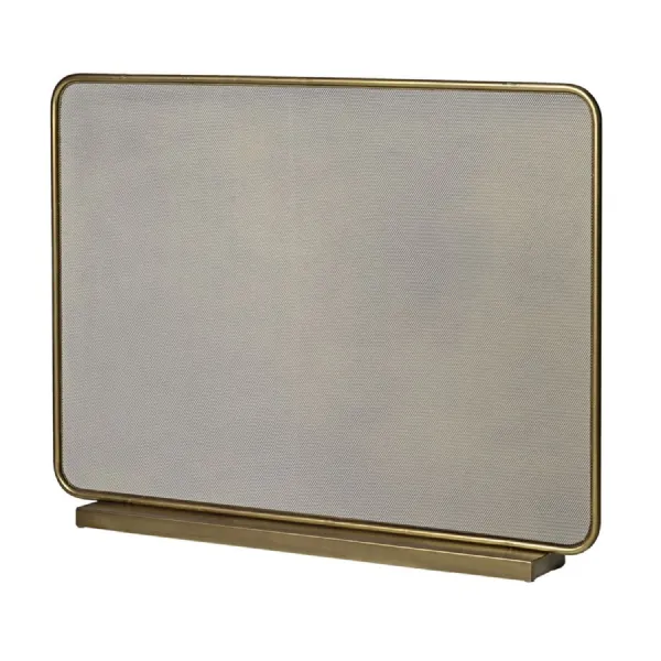 Gold Edged Fire Screen