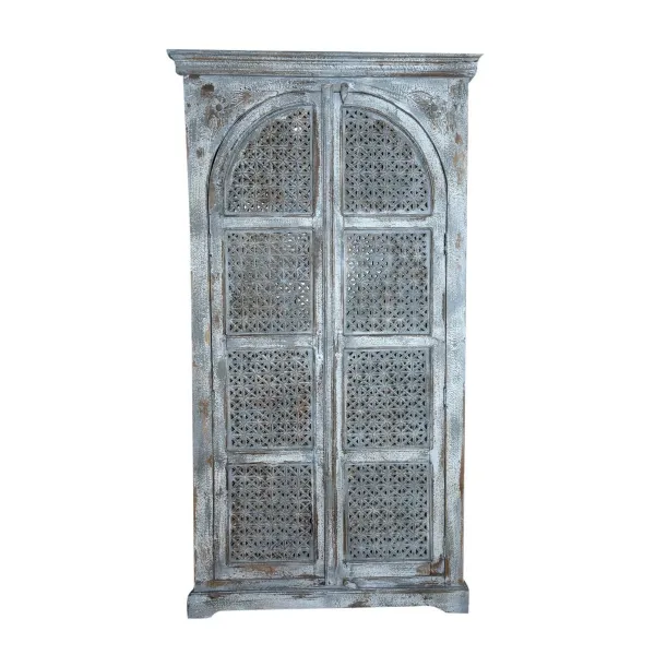 Antique Large Floor Mirror Door Frame