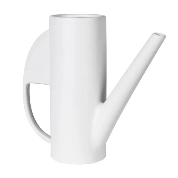 White Watering Can Vase
