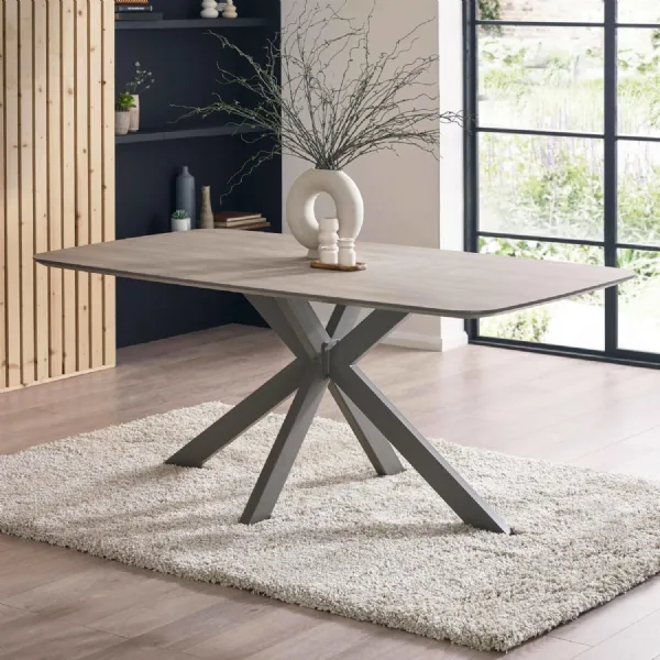Noah Taupe Rectangular Dining Table