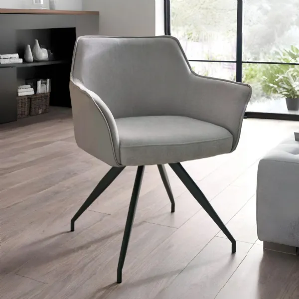 Noah Ivory Fabric Dining Chair