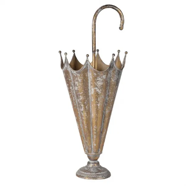 Gold Effect Umbrella Stand