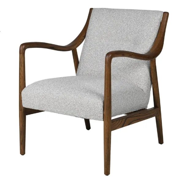 Cadiz Light Grey Oak Accent Chair
