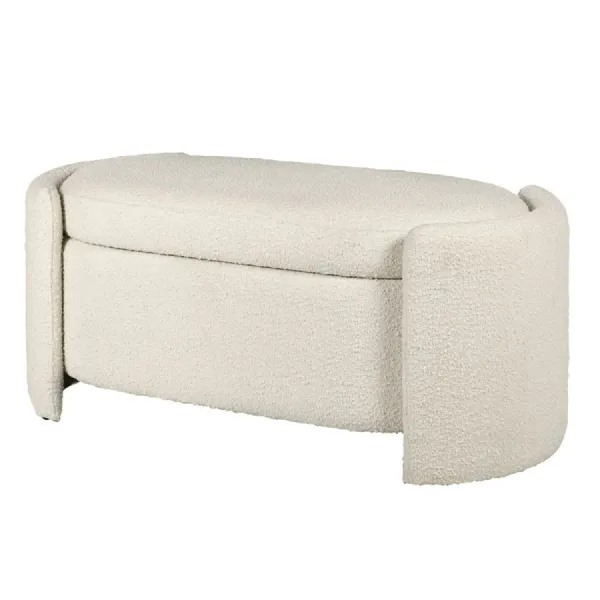 Cream Boucle Bedding Box