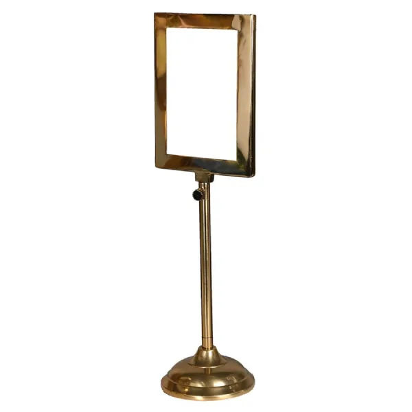 Gold Photo Frame On Stand