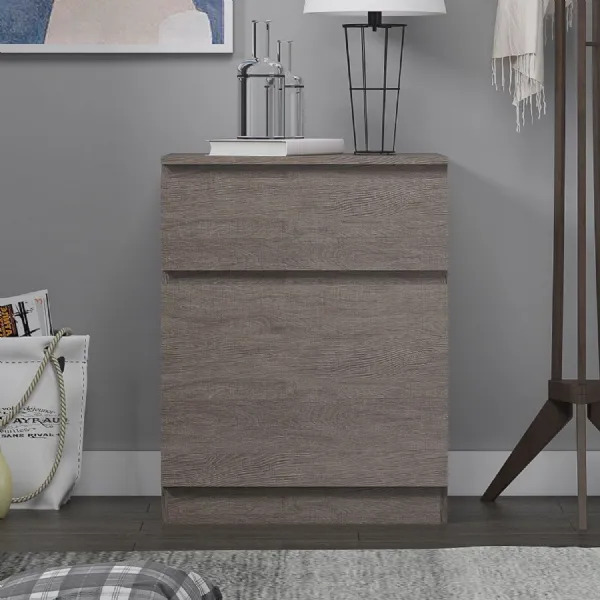 Stora 1 Door 1 Drawer Multi Storage Unit Rustic Oak
