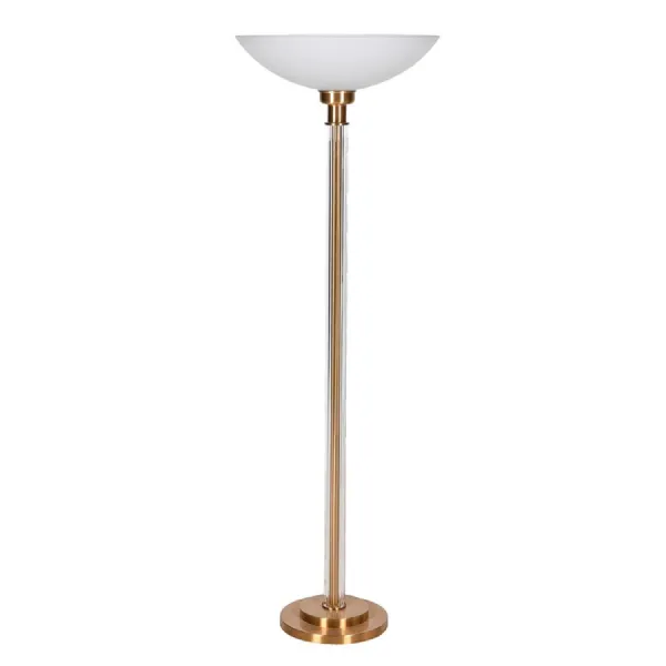 Fluted Glass Floor Lamp