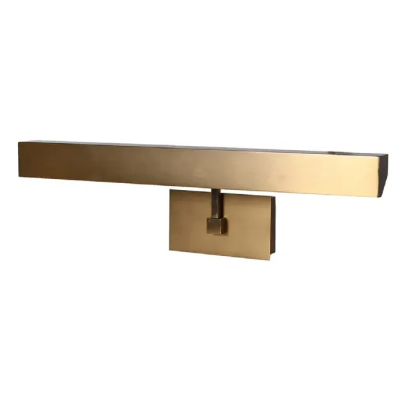 Linear Matt Brass Wall Lamp