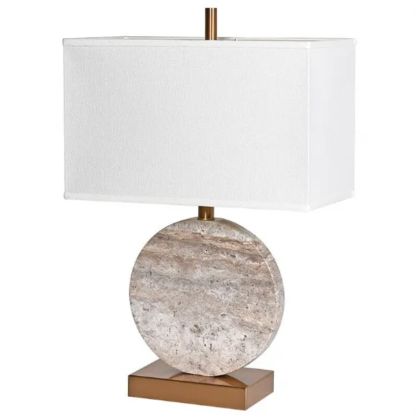 Dark Marble Bronze Lamp