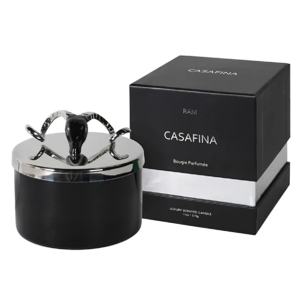 Ram Noir Oud Wood Lidded Candle