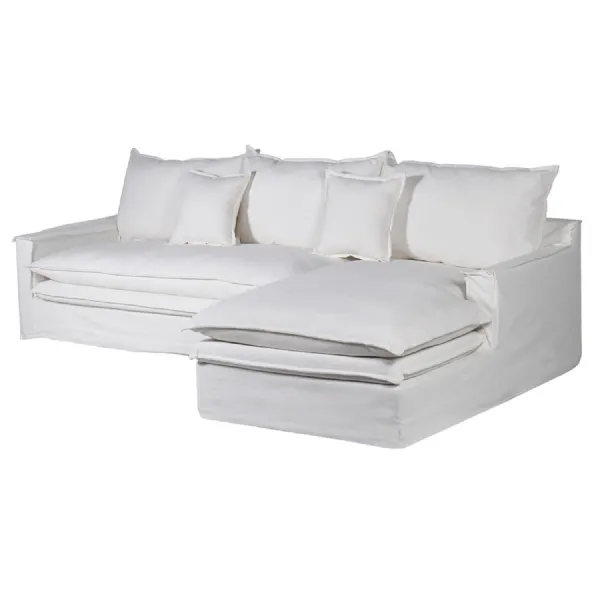 Cloud White Corner Sofa