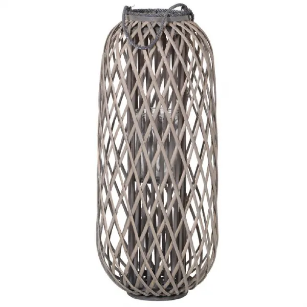 Large Grey Willow Lantern