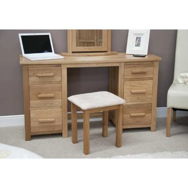 Opus Twin Pedestal Dressing Table and Stool