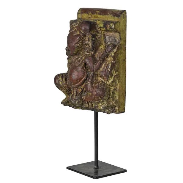 Green Ganesh On Stand