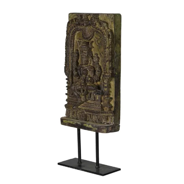 Green Wooden Bracket On Stand