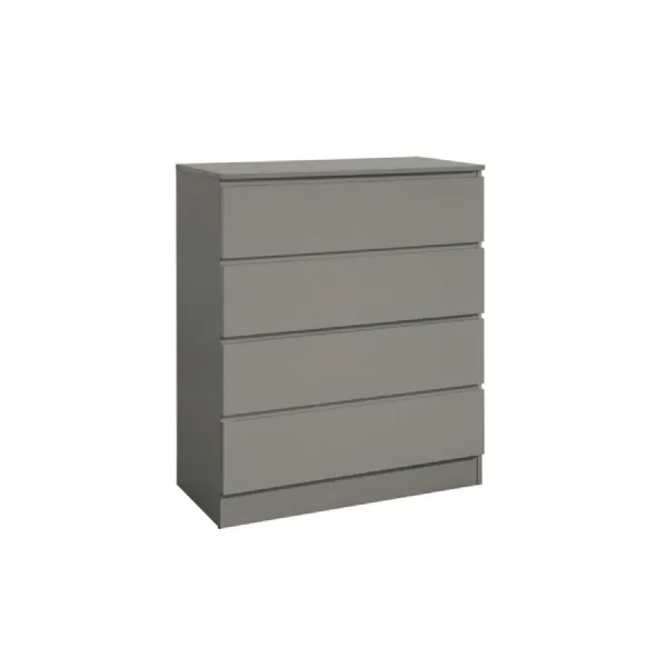 Oslo 4 Drawer Chest Grey