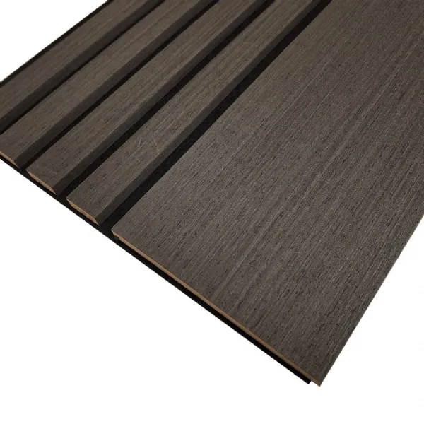 Black Oak Slat 240cm x 30cm Acoustic Wall Panels Pack of 2