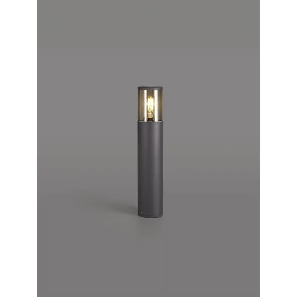 Ruislip 45cm Post Lamp 1 x E27, IP54, Anthracite Smoked, 2yrs Warranty