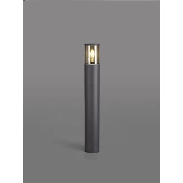 Ruislip 65cm Post Lamp 1 x E27, IP54, Anthracite Smoked, 2yrs Warranty