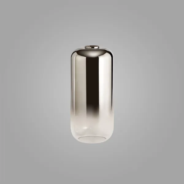 Epsom 16cm Cylinder Glass (A), Smoke Fade Clear