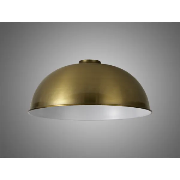Knightsbridge Dome 35cm Lampshade, Gilt Bronze
