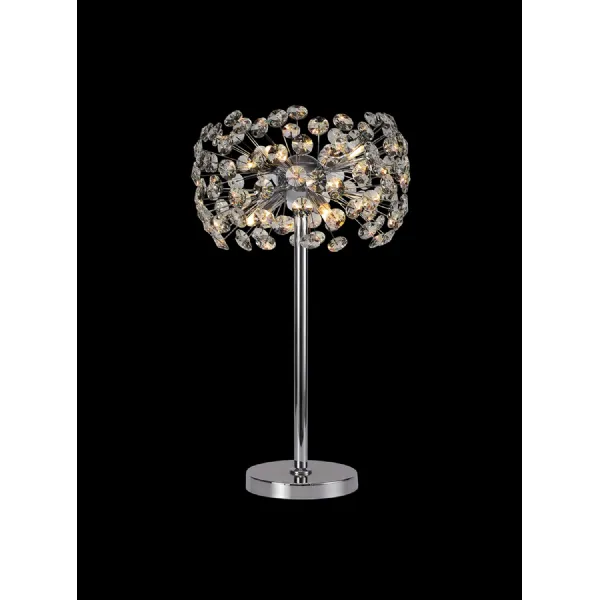 Camden Table Lamp 6 Light G9 Polished Chrome Crystal