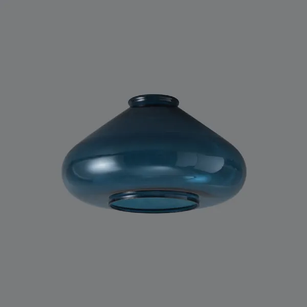 Copthorne Wide Teal Blue Glass (B),