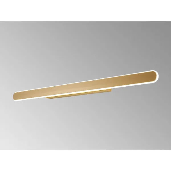 Horley Wall Lamp, 1 x 30W LED, 3000K, 1300lm, Sand Gold, 3yrs Warranty