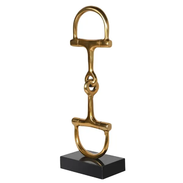 Brass Horse Bit Decoration
