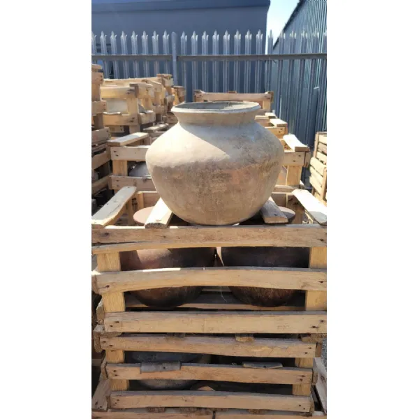 Rustic Natural Terracotta Light Planter Pair