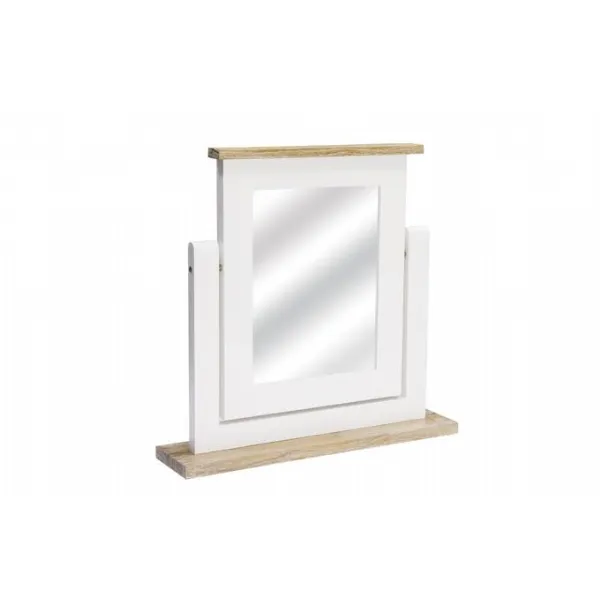 New London Vanity Mirror Antique White