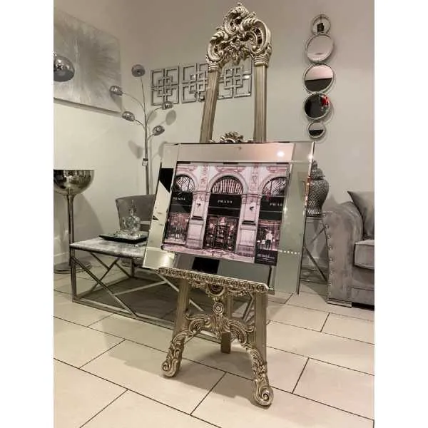 Prada Shop Front Wall Art Mirror Frame