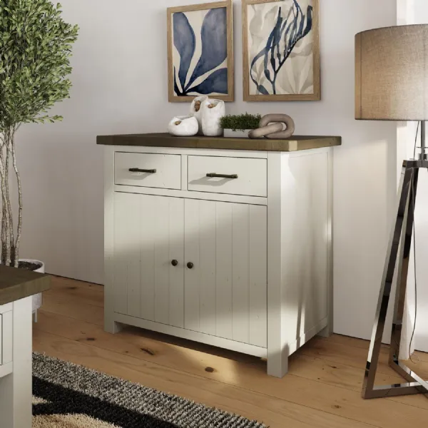 Purbeck Truffle 2 Door 2 Drawer Small Sideboard