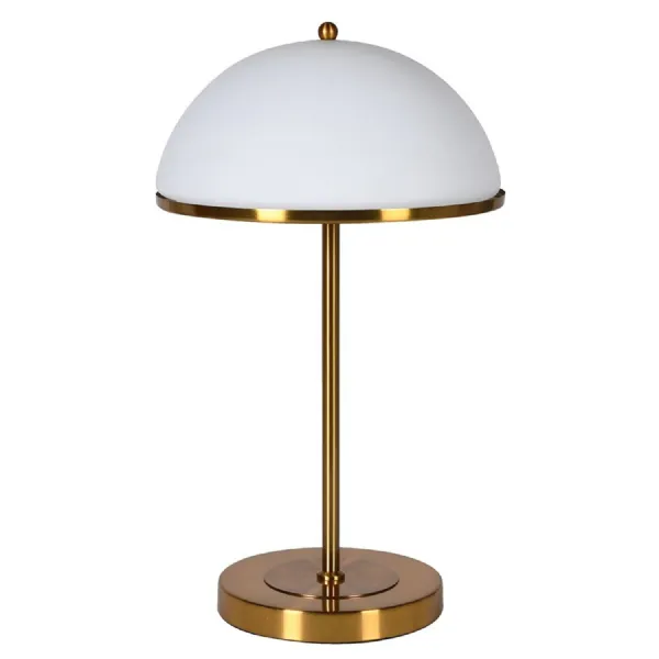 Glass Dome Shade Table Lamp