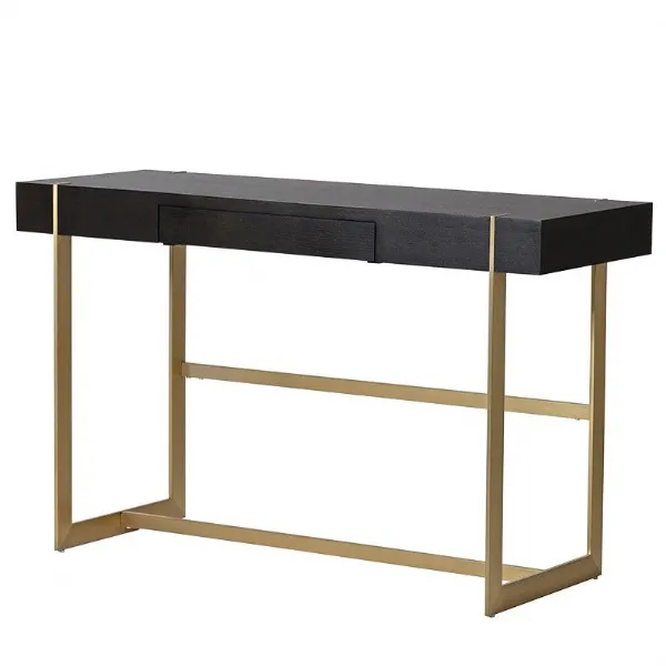 Modern Black And Gold Console Table