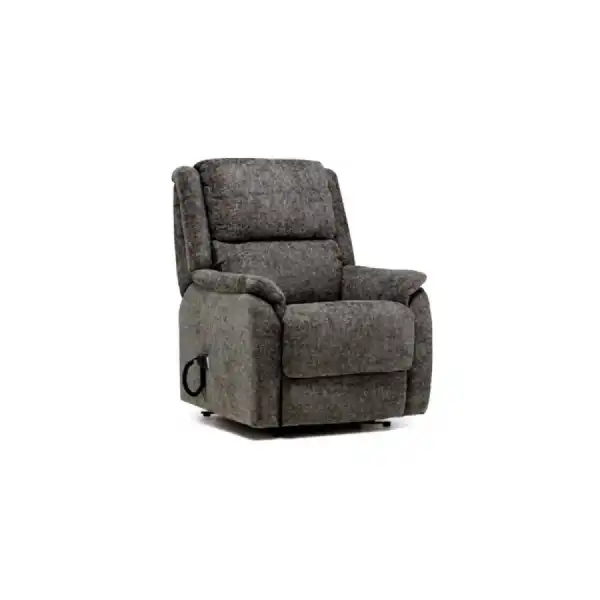 Parmo Electric Lift And Rise Fabric Armchair in Graphite or Stone