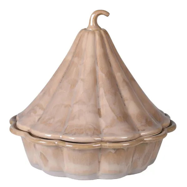 Beige Pumpkin Tagine Dish
