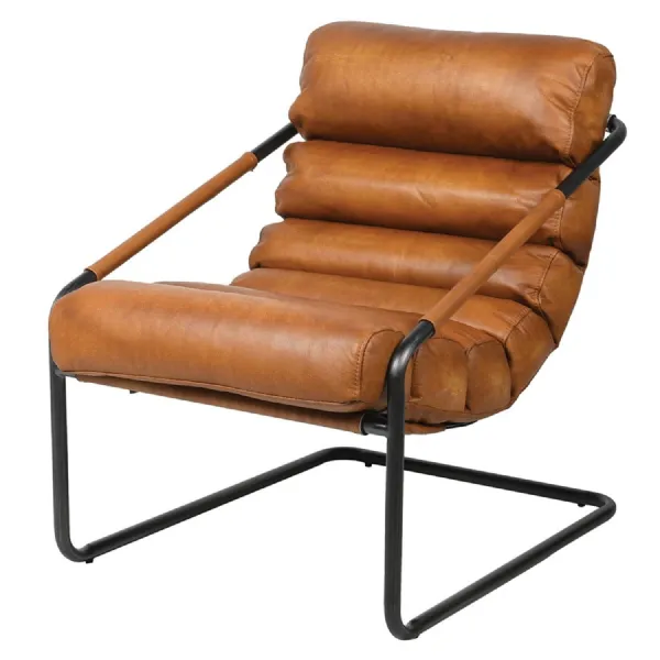 Sahara Leather Lounger Chair